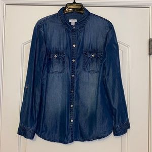 Chico’s Lightweight Denim Shirt